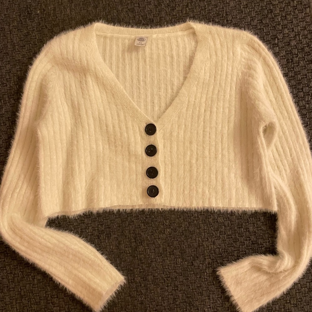 Urban outfitters mohair cropped sweater